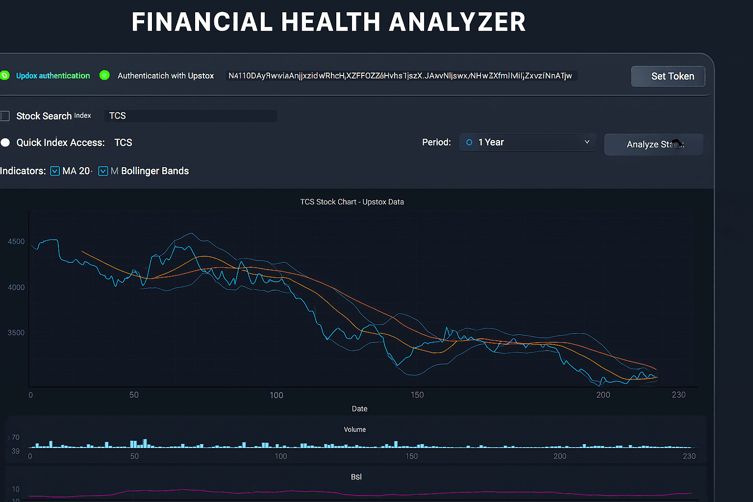 Financial health Analyzer project